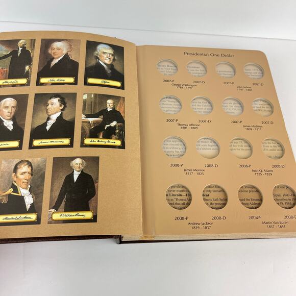 Dansco US Presidential One Dollar Coin Notebook - Picture 3 of 3